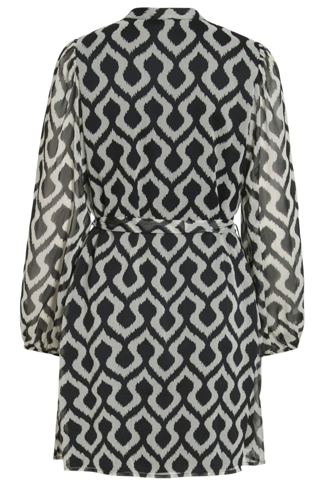 VIFALIA L/S DRESS - NOOS 14107607 Black Beauty/RETRO BIRCH